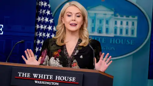  المتحدثة باسم البيت الأبيض، كارولين ليفيت