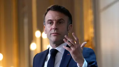 الرئيس الفرنسي إيمانويل ماكرون