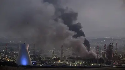 من القصف الإيراني على حيفا