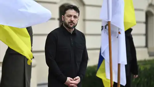 الرئيس الأوكراني فولوديمير زيلينسكي