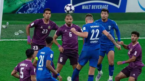 مباراة الهلال السعودي والشرطة العراقي في دوري أبطال آسيا للنخبة