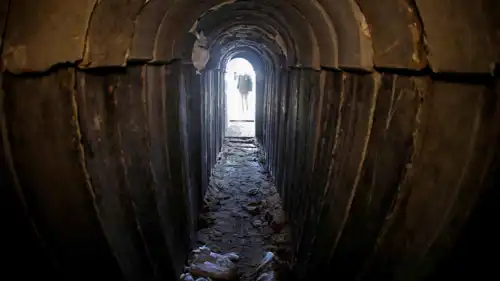 أحد أنفاق حركة حماس في قطاع غزة