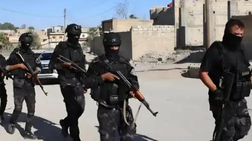 قوات من قصد في عملية "أمن الشعوب الدائم" ضد داعش