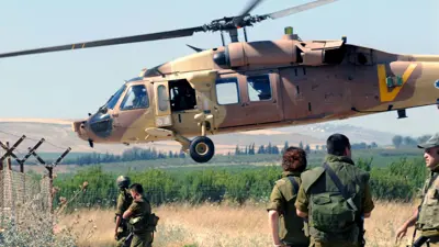 مروحية عسكرية إسرائيلية شمال إسرائيل