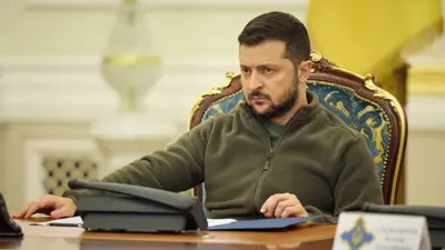 الرئيس الأوكراني فولوديمير زيلينسكي