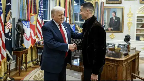 لقاء رونالدو والرئيس الأمريكي ترامب