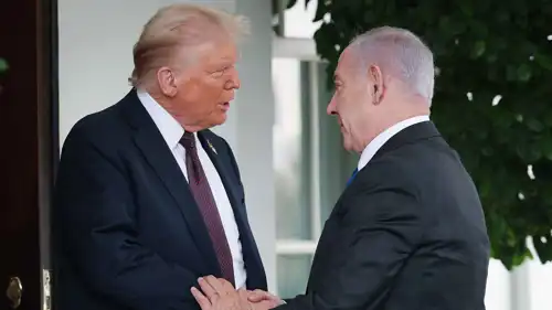 ترامب ونتنياهو في لقاء سابق