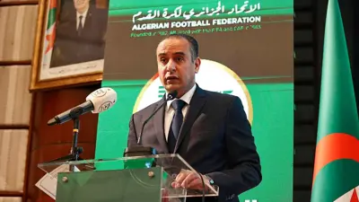 وليد صادي رئيس الاتحاد الجزائري لكرة القدم