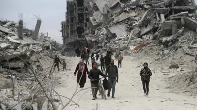 فلسطينيون في قطاع غزة