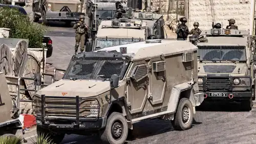 انتشار القوات الإسرائيلية في الضفة الغربية