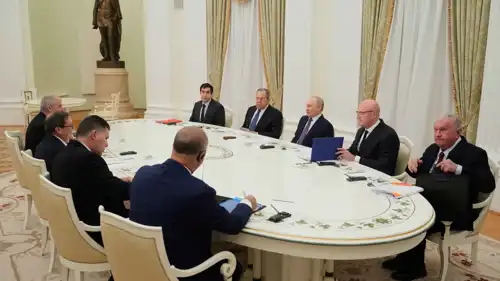 لقاء بوتين ووزير خارجية كوبا برونو رودريغيز