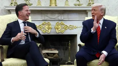 دونالد ترامب ومارك روته