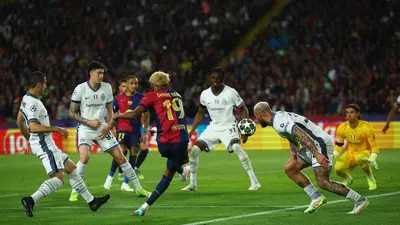 هدف يامال الرائع في شباك إنتر ميلان