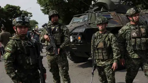 عناصر من الجيش الكولومبي