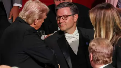 دونالد ترامب ومايك جونسون