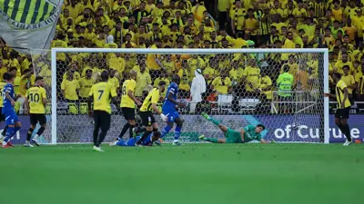من مباراة الاتحاد والهلال في دوري روشن