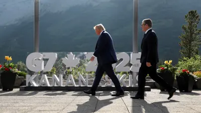 دونالد ترامب وكير ستارمر في كندا