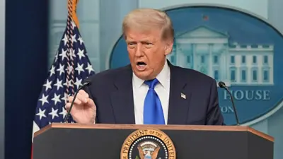 الرئيس الأمريكي دونالد ترامب