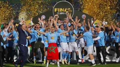 فريق بيراميدز يحتفل بلقب دوري أبطال أفريقيا