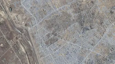 مدينة رفح بعد تدميرها