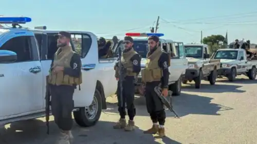 عناصر من قوات الأمن الداخلي السوري في السويداء