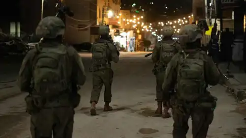 جنود إسرائيليون خلال العملية العسكرية في الضفة الغربية