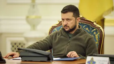 الرئيس الأوكراني فولوديمير زيلينسكي