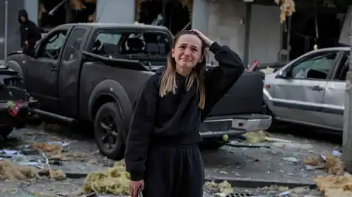 موقع استهدفه الهجوم الروسي على كييف