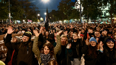 تظاهرة لأنصار اليمين المطرف في رومانيا