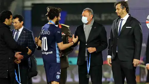 رمضان صبحي ومحمود الخطيب وممدوح عيد