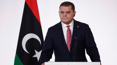 رئيس الحكومة الوحدة الوطنية المؤقتة في ليبيا عبد الحميد الدبيبة