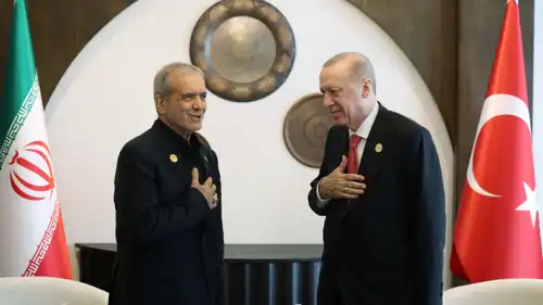 رجب طيب أردوغان ومسعود بزشكيان