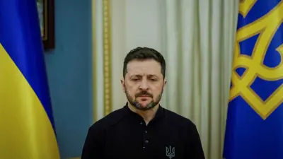 الرئيس الأوكراني فولوديمير زيلينسكي