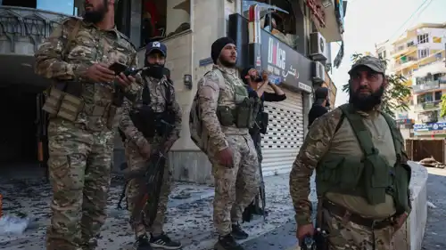 عناصر من الأمن السوري في السويداء