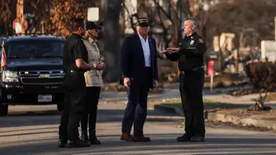 ترامب خلال الجولة