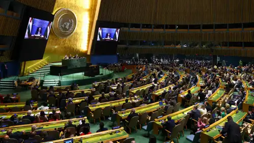 من أعمال مؤتمر حل الدولتين