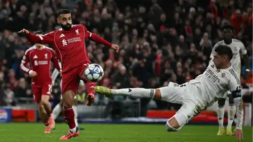محمد صلاح أمام ريال مدريد