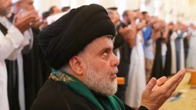 الزعيم الشيعي العراقي مقتدى الصدر