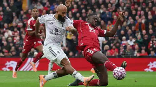 مباراة ليفربول ضد مانشستر يونايتد