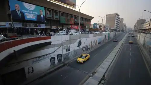 جانب من الدعاية الانتخابية في العراق