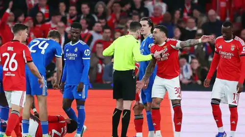 مباراة بنفيكا وريال مدريد في دوري أبطال أوروبا