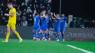 من مباراة الهلال والعروبة في دوري روشن