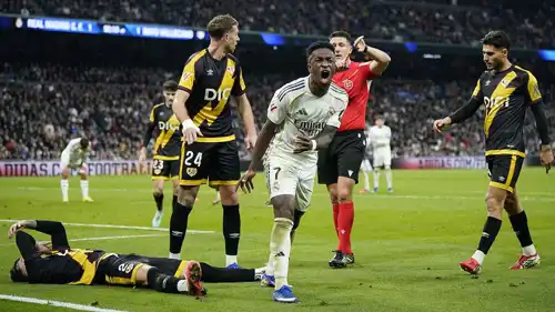 من مباراة ريال مدريد ضد رايو فاليكانو