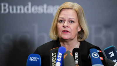 وزيرة الداخلية الألمانية نانسي فيزر