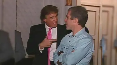 ترامب مع جيفري إبستين