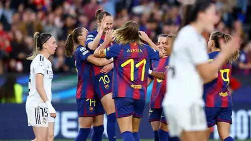 مباراة ريال مدريد وبرشلونة في دوري أبطال أوروبا للسيدات