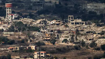 دمار مناطق لبنانية جراء القصف الإسرائيلي 