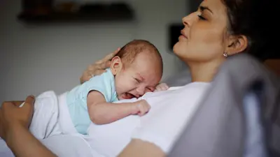 (اكتئاب ما بعد الولادة (تعبيرية