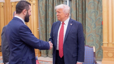 دونالد ترامب وأحمد الشرع