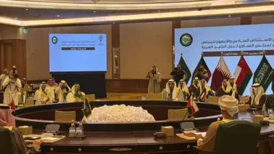 جانب من اجتماع وزراء خارجية دول مجلس التعاون الخليجي في الكويت